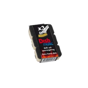 Dishmatic refill svart 3-pack